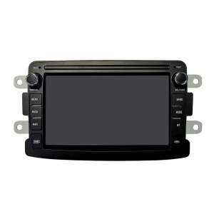 Dacia Android carplay autórádió GPS, 7 hüvelykes érintőképernyővel, fekete, elülső nézet - ILike