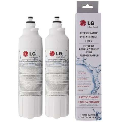 2er Pack LG LT800P Kühlschrank Wasserfilterpatronen, kompatibel mit LG Kühlschränken mit Wasserdispenser und Eisbereiter