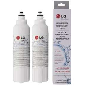 2 balenia filtrov vody do chladničky LG LT800P, kompatibilné s chladničkami LG s dávkovačom vody a výrobníkom ľadu - Chladnička Side by side