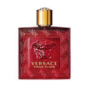 Versace Eros Flame borotválkozás utáni balzsam, 100 ml, piros üveg aranyszínű kupakkal - Arcszesz & Aftershave