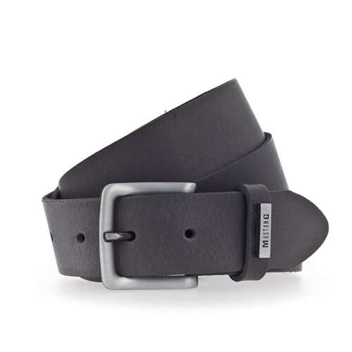 Mustang Férfi Bőröv - Sötétszürke - 95 cm 103170284