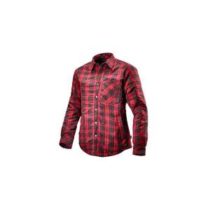 Diadora Utility vörös-fekete kockás, párnázott munkapóló - Munkás póló