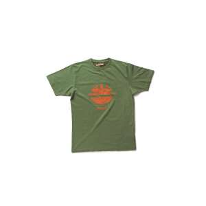 DIKE TIDY zöld munkaruhás póló narancssárga logóval - Munkás póló