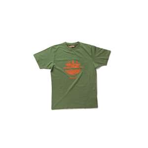 DIKE TIDY zöld póló narancssárga logóval - Munkás póló