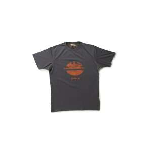 DIKE TIDY póló narancssárga logóval sötétszürke alapon - Munkás póló