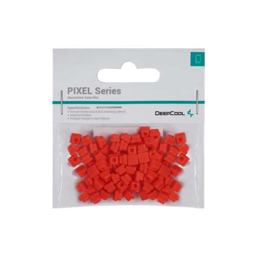 100 Stück rote DeepCool PIXEL Series Silikon-Gehäusezubehör