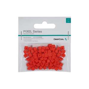100 darabos DeepCool PIXEL sorozatú piros szilikon számítógépház kiegészítő - DeepCool