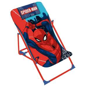 Spider-Man Liegestuhl für Kinder, Rot und Blau, Klappbar - Kindertische, Stühle, Kinder-Küchenfußbänke, Schreibtisch für Jugendliche und Jugendbetten
