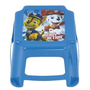 Nickelodeon Paw Patrol Plastikhocker, blau, mit Chase und Marshall Figuren - Kindertische, Stühle, Kinder-Küchenfußbänke, Schreibtisch für Jugendliche und Jugendbetten