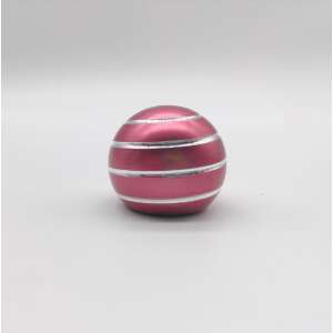Premium Aluminum Gyro Desk Toy, Spinning Top, Anti-stress, Anxiety, ADHD, Spherical, with Storage Pouch, 54 mm, Rose