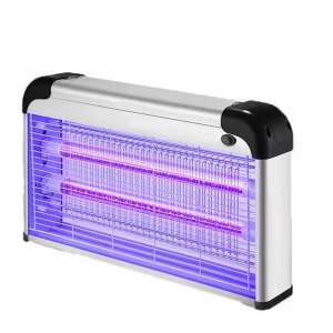 Pittar® HS38 Capcană electrică pentru insecte cu lampă UV, acoperire 100m², lungime 49cm, funcționare 220V, carcasă din aluminiu rezistentă la intemperii - Articole antidăunători