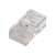 Somogyi TS 51 8P8C RJ45 connector, transparent