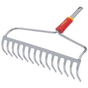 Wolf-Garten DO-M 40 Rechen, 400 mm breit, Stahl, roter Griff - Rechen