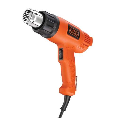 Black+Decker KX1650-XK 1750W Hőlégfúvó, narancssárga, 230V, ferde nézet - Építkezés és felújítás