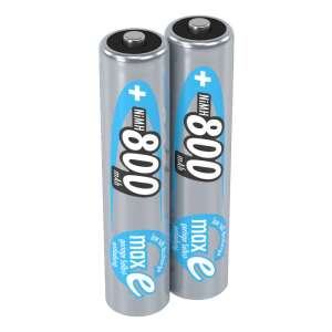 Ansmann maxE 800 mAh NiMH újratölthető AAA elemek, 2 db-os csomag - Ansmann