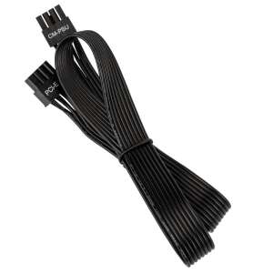 Kolink Regulator PCIe (6+2) Netzteilkabel, 0.6m, schwarz - Netzkabel