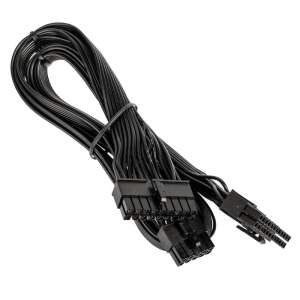 Kabel zasilające ATX12V Kolink Regulator 20+4 pin, 0.6m, czarne - Kolink