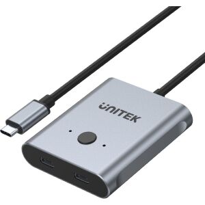Unitek USB-C 2 Port Kapcsoló - 4K UHD 141906630 - Unitek