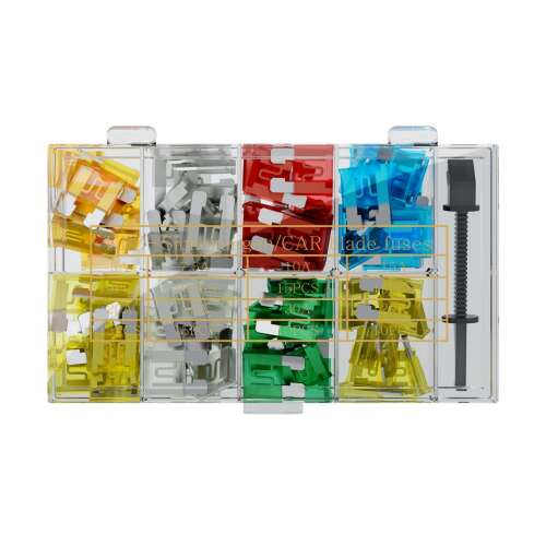 Goobay 20342 biztosíték készlet, 101 darab, különféle méretekben, biztosítékkihúzóval