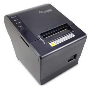 Equip POS receipt printer, angled view, showing the overall design - Equip