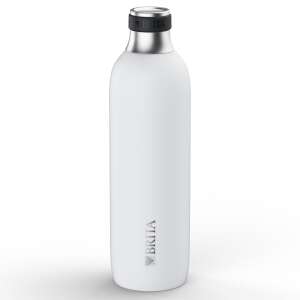 Sticlă de carbonatare Brita SodaTrio din oțel inoxidabil, alb, 1 litru - Brita