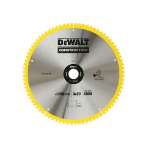 DEWALT 305mm 80T ATB Fafűrészlap - Dewalt