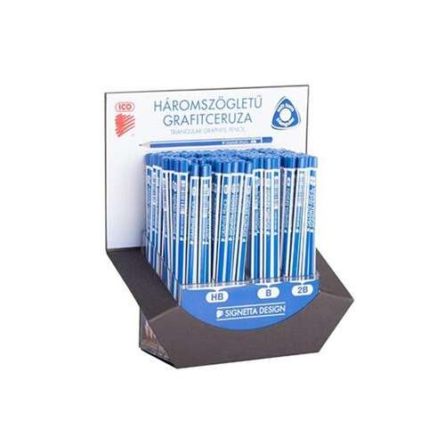 ICO Signetta Dreiecksstifte Display, HB, B, 2B