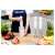 Blender vertical Zelmer ZHB4561I Pulsar Deluxe 800W, Alb, în uz, prepararea unui smoothie