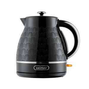 Zelmer ZCK7640 Jungle electric kettle, black, with a geometric pattern - Zelmer