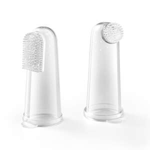 BabyOno Baba Ujjra Húzható Fogkefe és Ínymasszírozó - 2 db