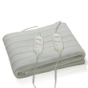 Rosberg R58510AD electric heated bed pad, double, 160x140cm, 2x60W, white - Electric Blanket Warmer