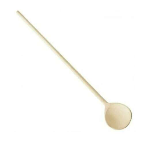 Lingură de gătit din lemn Fackelmann 30230, 28 cm, rotundă, maro