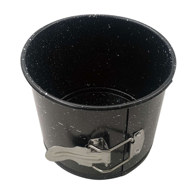 Kinghoff KH 1789 Sloped Bottom Cake Pan, 14 cm, Stretch Walls, Marble Finish, Steel, Black