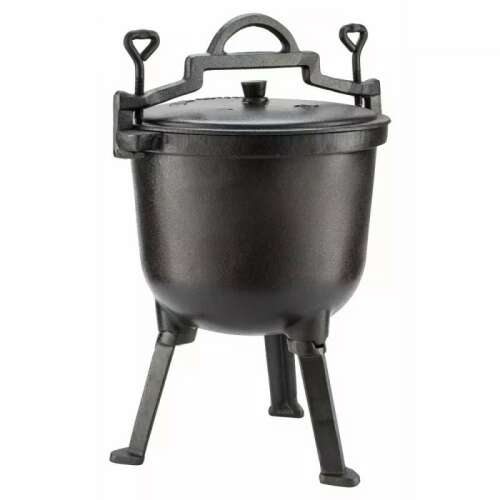 Kinghoff KH 2232, Hunting, 7 liter, Cast Iron, for Grilling, Black Cauldron 103217885