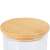 Borcan depozitare Kesper 38009, 0.800l, Sticla, Capac bambus, 10x20cm, Transparent 103217965
