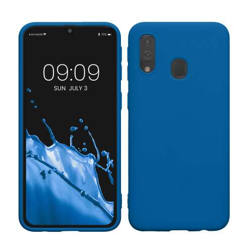 Etui silikonowe Kwmobile w kolorze niebieskim do Samsunga Galaxy A40
