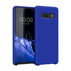 Синьо силиконово калъфче Kwmobile за Samsung Galaxy S10 - Технически статии и електроника