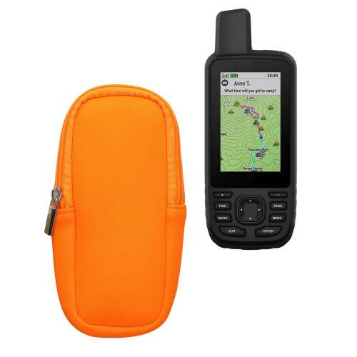 Husa de protectie Kwmobile pentru Garmin GPSMAP 66sr/GPSMAP 67, Portocaliu, Neopren, KWM0000256U002C 103221390
