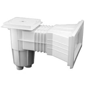 EMAUX EM0140-SV Wide-Mouth ABS Skimmer for Liner-Covered Pools 103222182 - Garden