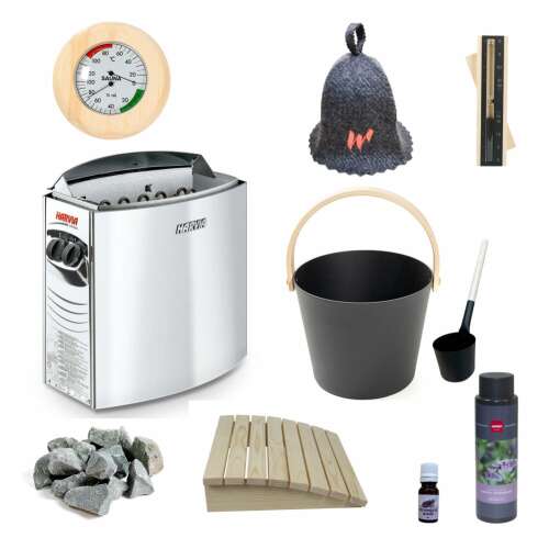 Kit echipare sauna uscata Harvia volum 3-6 mc 103222232
