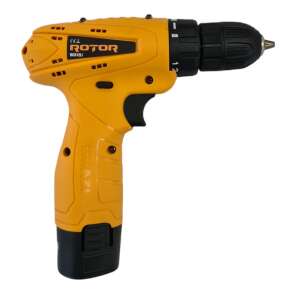 Rotor RCD12Li akkumulátoros fúró, 12V, 1200 fordulat/perc, 20 Nm, sárga és fekete - Rotor