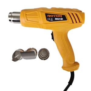 Rotor RHG2100 2100W-os elektromos hőlégfúvó 4 cserélhető fúvókával - Rotor