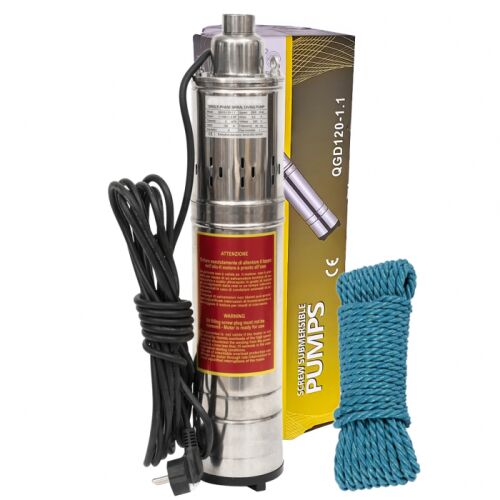 *Super cena* Pompa głębinowa QGD 3.0, 1100 W, wysokość 120 m, 3 mc/h, 1" + SUFA 135906041