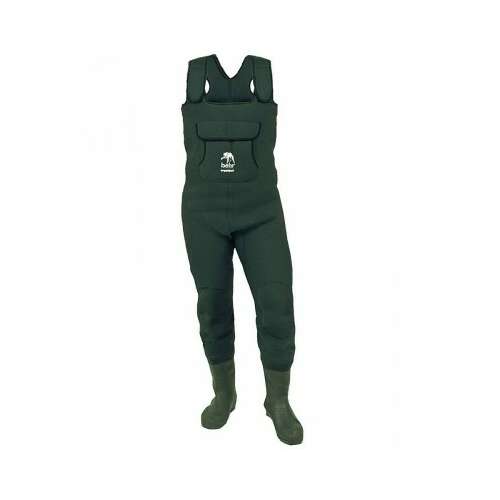 Behr Neo 4 mm Chest/Wader Neoprene Boots, Green, without carrying bag 43/44 EU 103230406