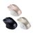 ASUS MW202C wireless mouse in multiple colors: black, gold, and rose gold