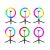 Lampa circulara Tracer RGB LED TRAOSW46807, Ring Light 26cm, Trepied (TRAOSW46807) (TRAOSW46807) 114073266
