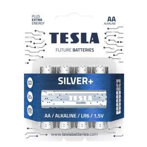 4 pack of Tesla Silver+ AA alkaline batteries, LR6, 1.5V - Batteries & Accumulator