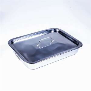 TOO KT-448 rozsdamentes acél sütőtál fedővel - TOO