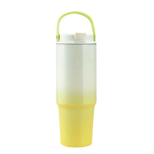 Čaša s gradijentom, putna čaša 820 ml - bijela/žuta 103260558