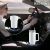 White 1200ml tumbler with handle and straw in car cup holder